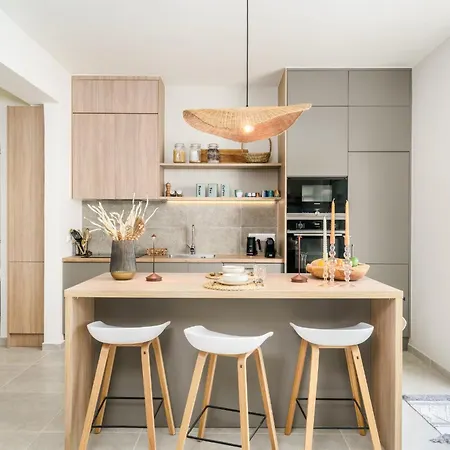 Vilă New Stylish Tessera With Private Pool And Bbq Agios Dimitrios (Crete)