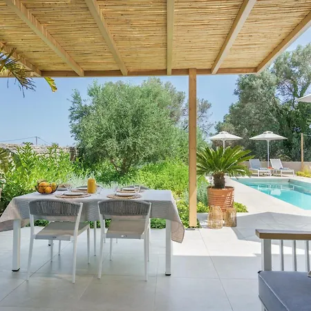 New Stylish Tessera With Private Pool And Bbq Agios Dimitrios (Crete)